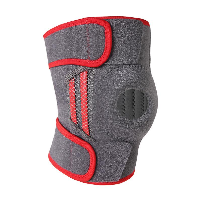 Sport kniebeschermers Bergbeklimmen Professionele beschermende uitrusting Mannen anti-slip ondersteuning Kniebeschermer Drukverhogende dames basketbal hardlopen
