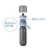 BRITA My Bottle Active Water Filter Bottle, 600ml, Dark Blue, PFOS/PFOA Removal Tested, Includes One Cartridge
