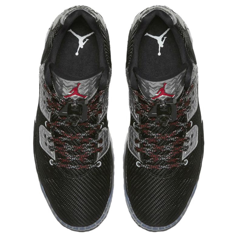 Jordan Zapatillas de Hombre Spike 40 Low Bred Platinum Negro Rojo Fuego Platino Puro 833459-002