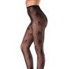 Women Goth Punk Cute Black Mesh Tights Lolita Skull Pattern Fishnet  Jacquard Harajuku Stockings Pantygose Leggings Halloween