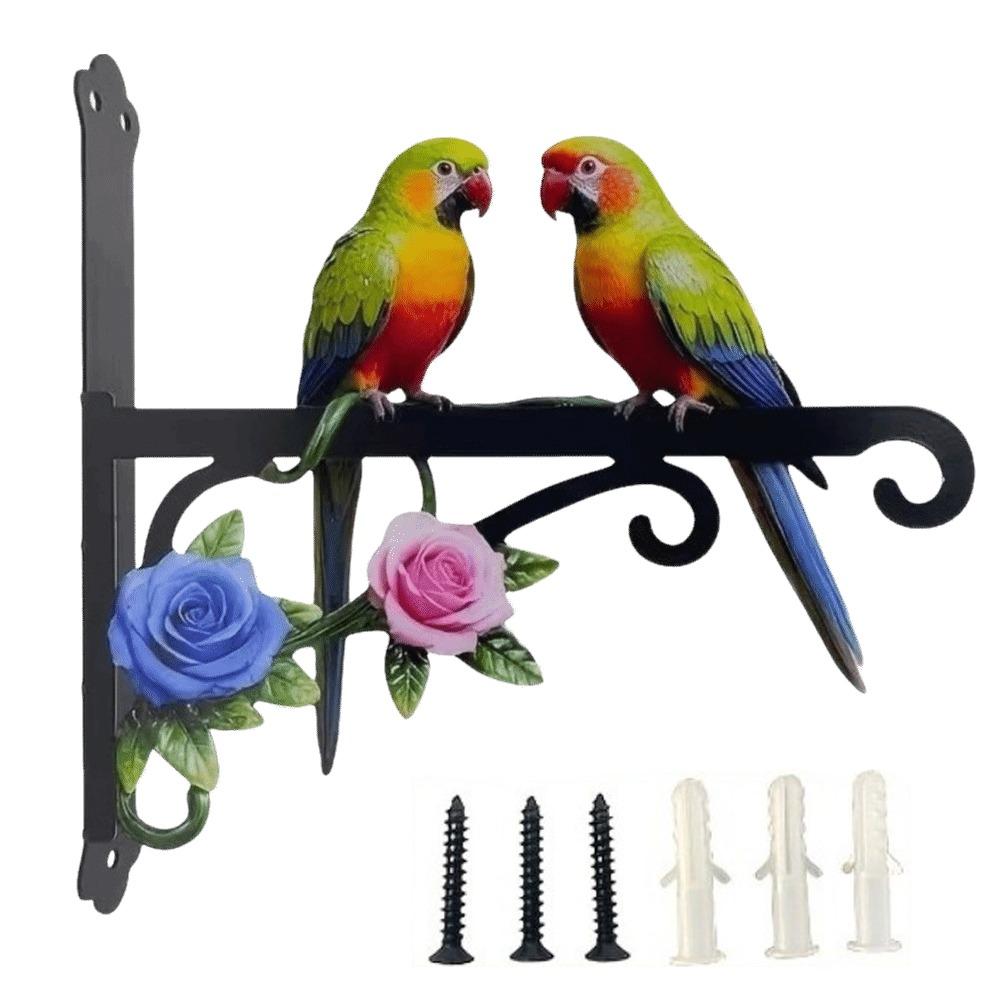 Rust-Proof Hanging Bracket Colorful Metal Decorative Rack Beautiful Wall Hook Corridor