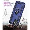 Coque pour Samsung Galaxy A05 - Antichoc - Support Anneau Arrière - Rigide - Bleu Marine