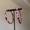 PU Leather Hoop Earrings Leopard Print Round Hoop Earrings Fashion Hoop Earrings  For Women