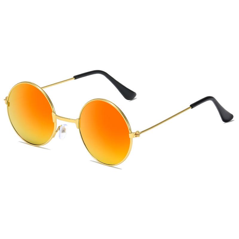 Set of 5 Black Round Harry Potter Sunglasses with Hyaluronic Acid Duck Metal, Perfect for Wedding Groomsmen and Lucky Cat Theme.