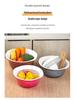 Large Kitchen Double-Layer Drain Basket with Lid for Fruit & Vegetable Washing and Storage