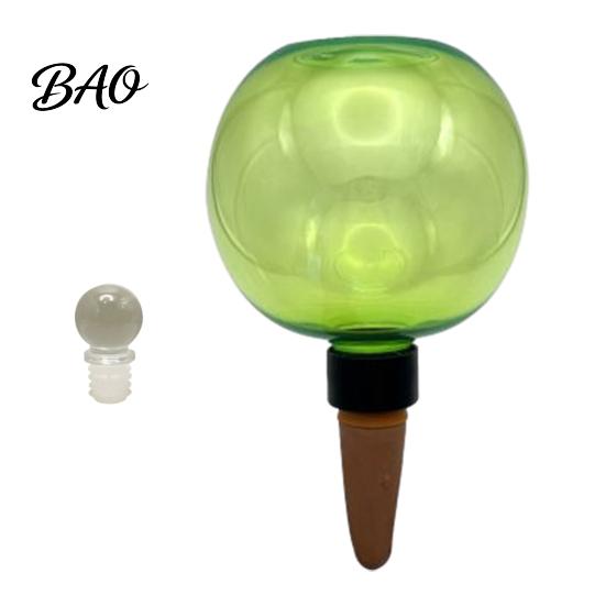 Reusable Watering Bulb Self Bulb, 500ml Transparent Automatic Plant Irrigation Ball, Low Maintenance Care Holiday with Lid for Indoor Houseplants