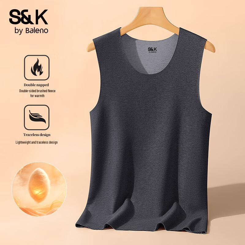 

Baleno Men s S&K Double-Sided Fleece Thermal Vest L