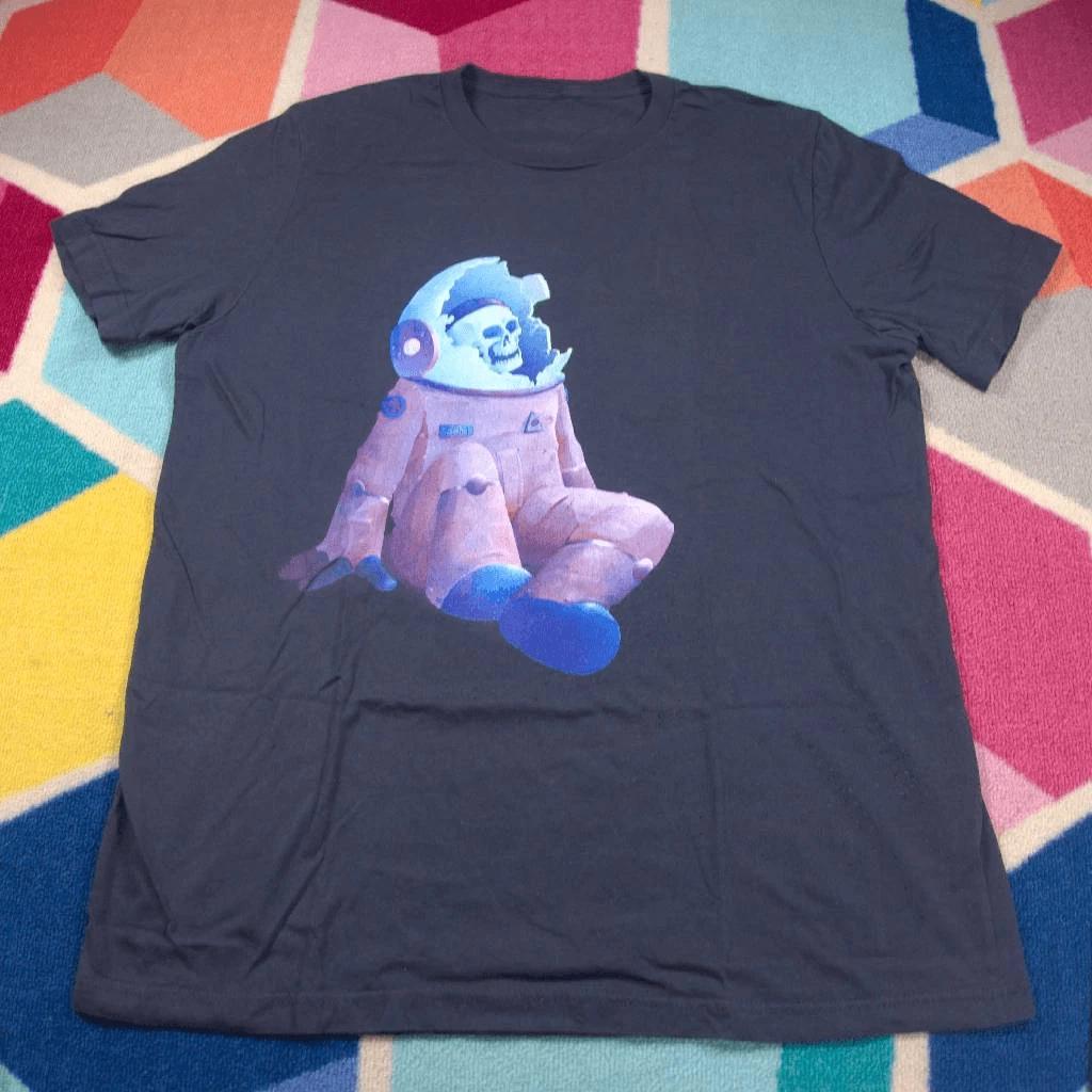 Space Skull T-shirt 28 x 20 XL S