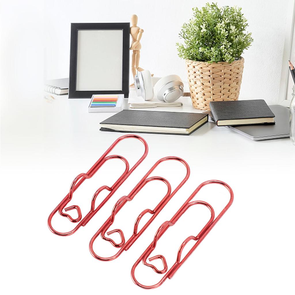 30 ks Kovové klipy na pera Nerezová ocel Multifunkční Přenosný Kovový klip na papír Klip na pero Držák pro