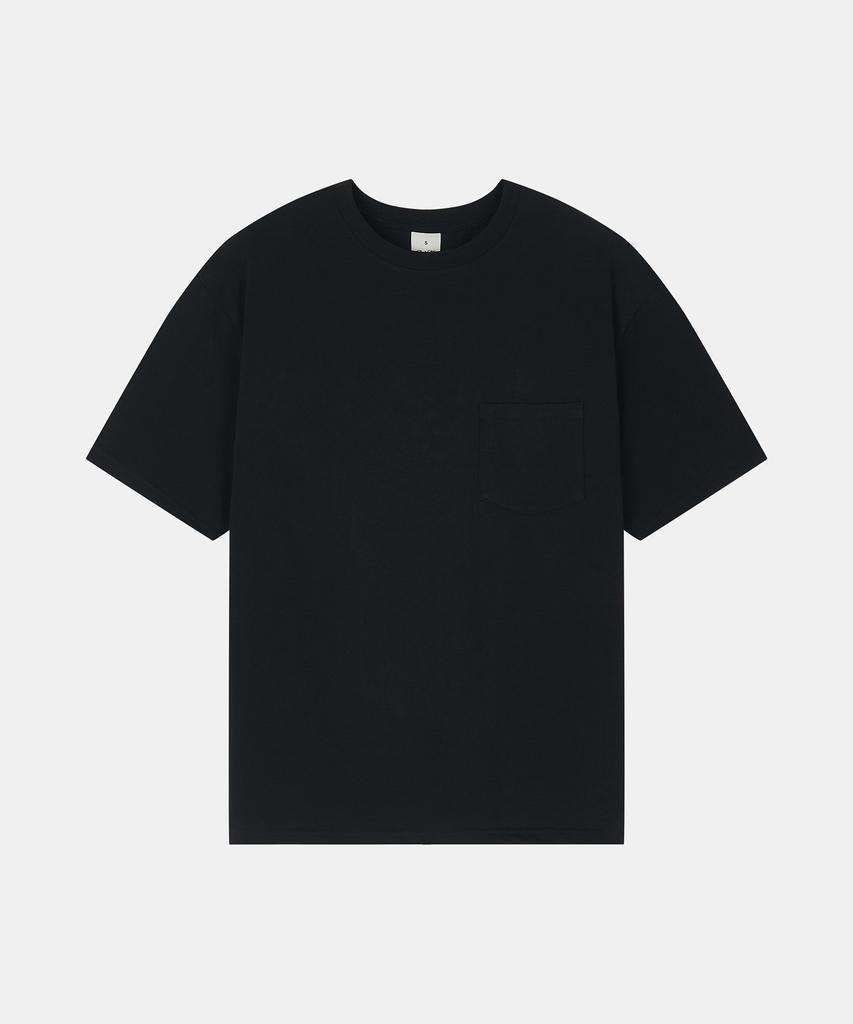 Delma Classic Pocket Signature Cotton Short Sleeve - Black