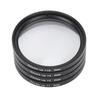 Close-up Filter Kit, 4 In 1 +1 +2 +4 +10 Macro Lens Filter Optical Glass with Storage Pouch, Camera Filters for Digital Camera Photography (62mm)