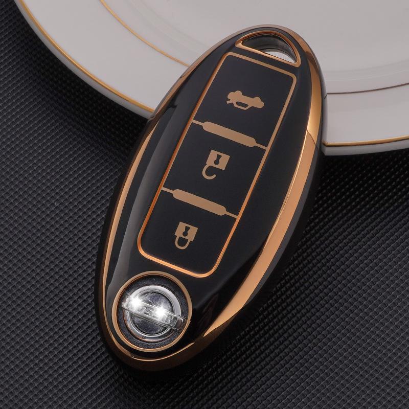 Nissan Key Shell sprādze priekš Sylphy, Teana, Qashqai, X-Trail, Kicks, Tiida, Bluebird