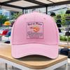 Adjustable Duckbill Baseball Cap With Shrimp Print Lightweight Outdoor Cycling Music Festival Hiphop Hat