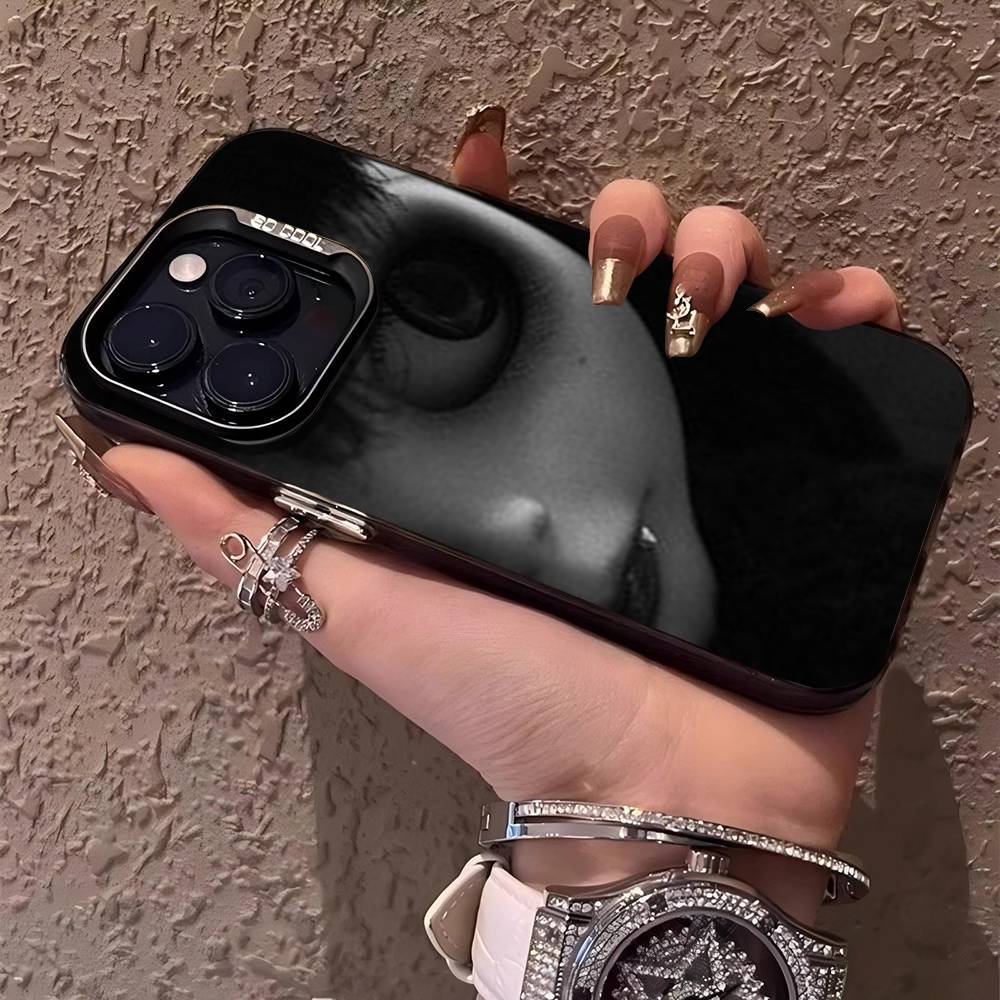 Dark Cute Girl Doll Phone Case For IPhone 17 16 15 14 13 Pro 12 11 Pro Max PLUS Color Back Cover