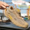 Labor Insurance Shoes Men's Steel Baotou Anti-smashing and Anti-piercing Lightweight Wear-resistant Soft-soled Breathable Work Shoes