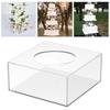 Clear Cylinder Display Riser Cake Stand Tools DIY Refillable Board Base for