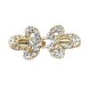 1 Pair Shiny Alloy Cardigan Collar Clips Holder Women Decor Crystal Cape Cloak Clasps Fasteners Buckle Brooch Clip