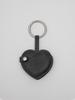 ROLAROLA HEART STUD MIRROR KEYRING BLACK
