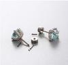 Color Light Couple 1Pc Nail Titanium Steel Screw Ear Nail Dragon Claw Ear Bone Nail Cochlear 3mm/6mm Dragon Scale Shaped  Accessories