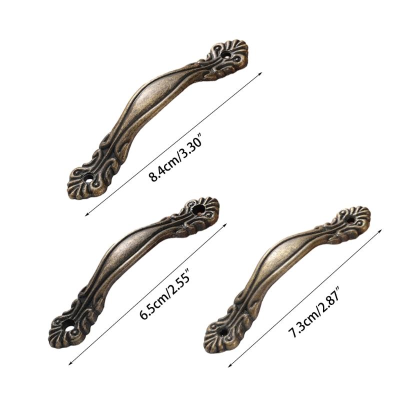 10pcs Unique Metal Handle Lightweight Pull Handle for Liquor Cabinet Wood Trunk