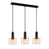 Lampa Wisząca SANTIA PND-65342-3-BK+AMB Italux