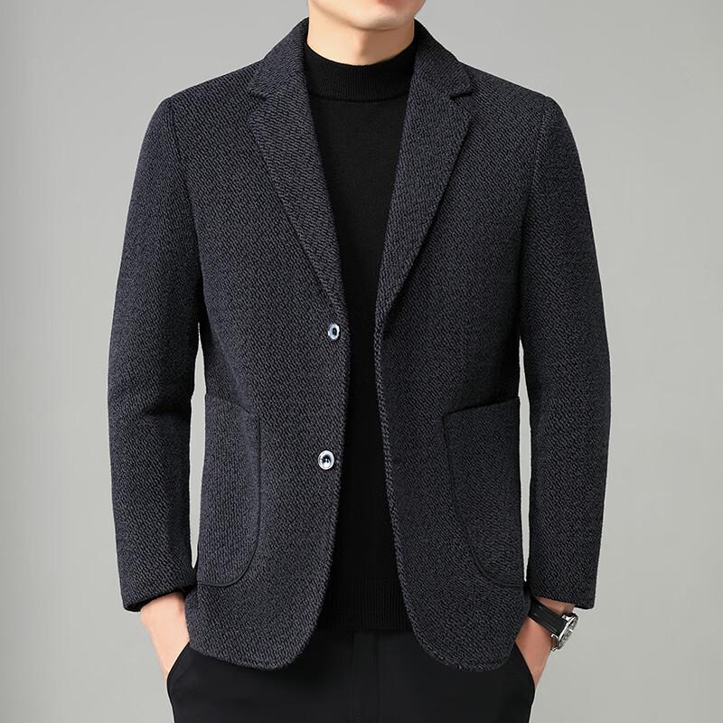 

Firstview Men s Casual Chenille Two-Button Blazer 4XL