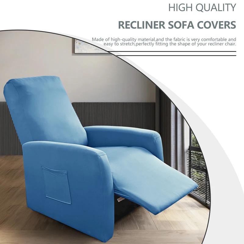1pc Waterproof Recliner Sofa Cover Non-slip Sofa Covers For Living Room Single Sofa Chair Couch Cover Home Armchair Covers