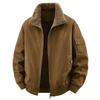 2025 Men's Autumn/Winter Plus Velvet Thick Warm Casual Workwear Jacket 2520