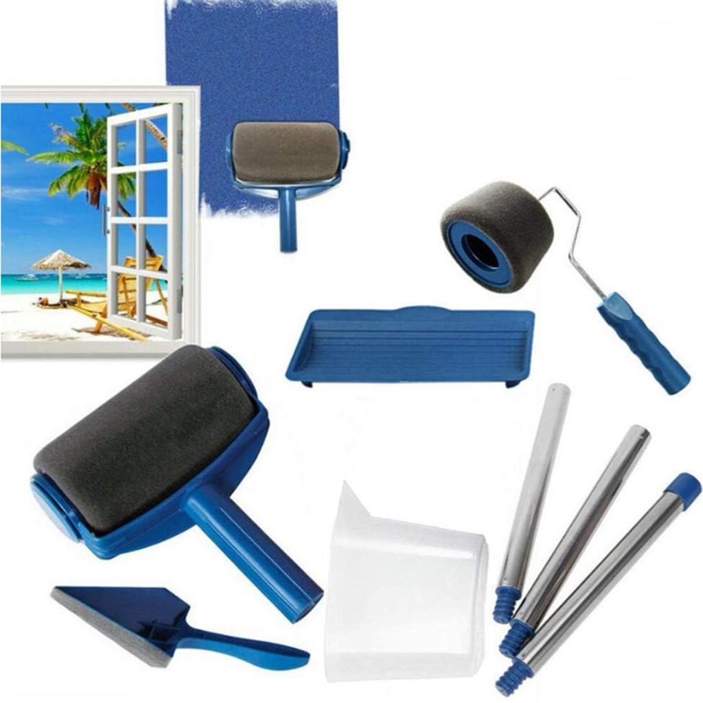 Multifunctional Paint Roller Corner Brush Handle Tools Wall Painting Roll DIY Household Easy To Operate Painting Brushes