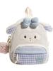 Schoolbag Japanese Ins Soft and Cute Childlike Lamb Backpack Primary School Students Holiday Sweet Travel Clock In Small Backpack