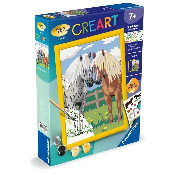 CreArt Kids 18x24cm Duo Chevaux