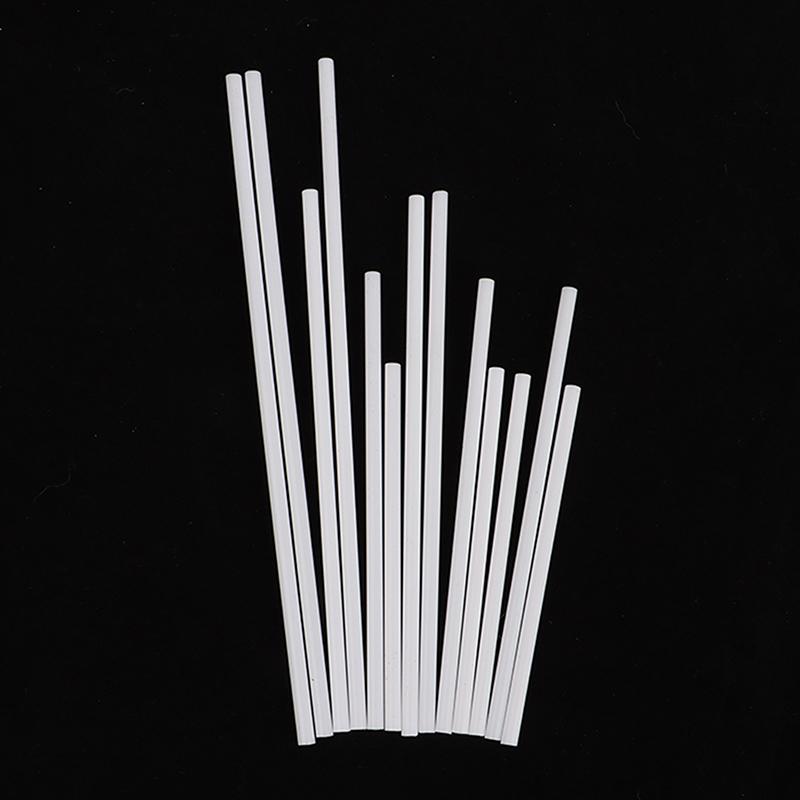 100 Pezzi Bastoncini di Plastica per Lecca-lecca Anima Vuota Bianchi Per Feste Ristorazione Cioccolato Caramelle Zucchero Bastoncini per Lecca-lecca Bastoncino per Cake Pop
