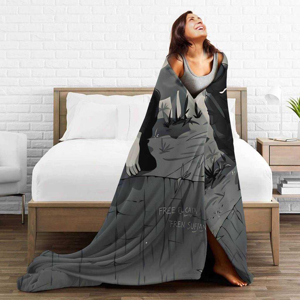B-bENY Rapper JR Blanket Quality Super Warm Throw Blanket Spring Decorative Couch Chair Sofa Bed Pattern Bedspread