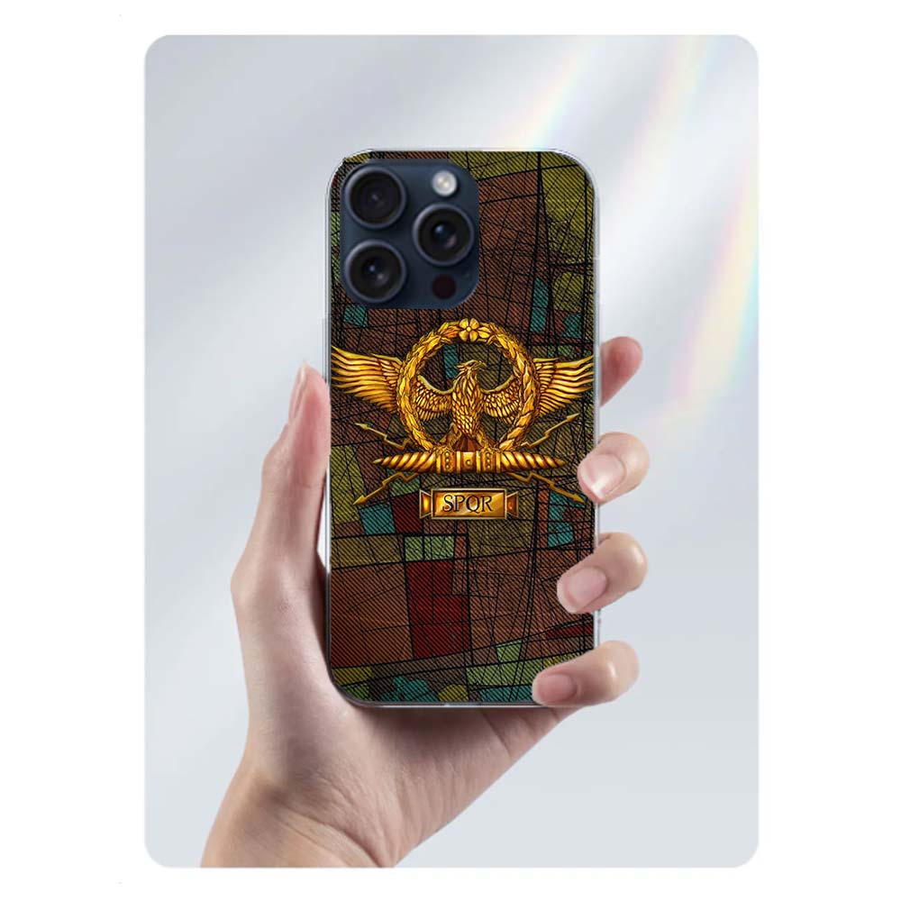 

SPQR Roman Imperial Legionv Clear Phone Case For Iphone 17 Air 16 Pro Max 15 Pro 14 Plus 17E 16E 11 13 12 Mini Cover Cases Funda iPhone XR