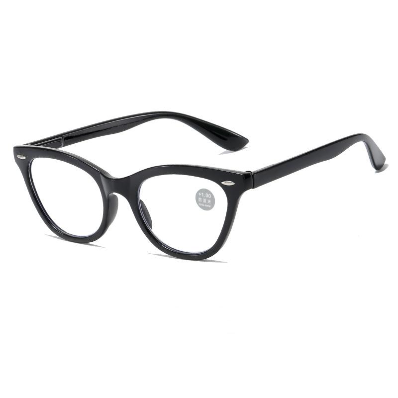 Vintage Flower Printing Reading Glasses Cat Eye Design Far-sighted Eyewear Chic Women Men Prescription Presbyopia Eyeglasses
