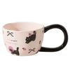 Niedliche Katze Keramiktasse kreative Hand Kaffeewasserbecher für Mädchen, Geburtstag, Geschenk Büro Frühstückstasse