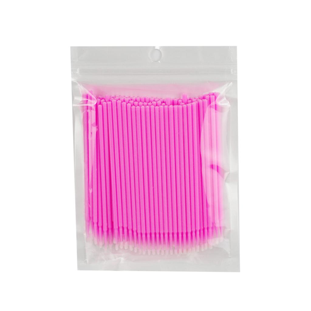 50-200 Pcs Disposable Micro Applicator Brushes For Eyelash Extensions, Mascara & Makeup, Compatible With Personal Care Multicolors