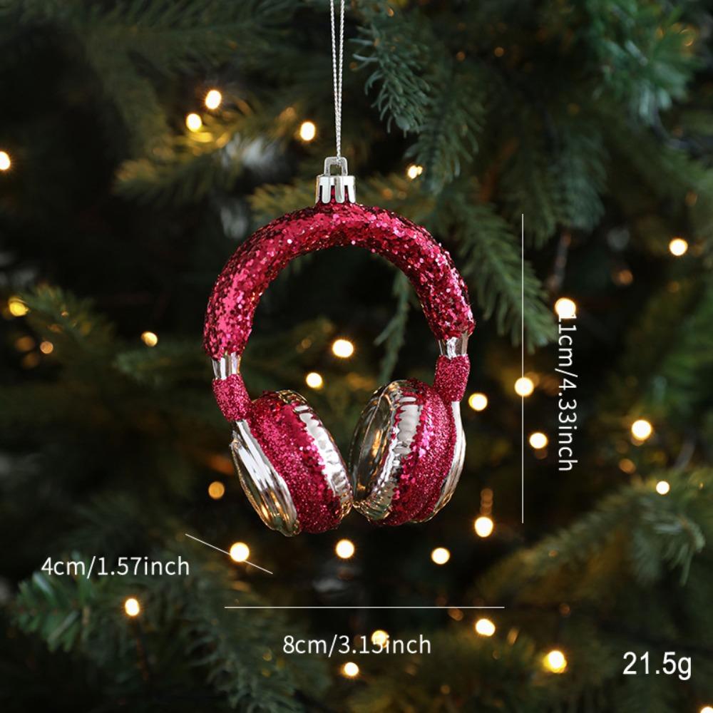 New Plastic Ice Cream Pendant Colorful DIY Decor Christmas Tree Decoration Hanging Snowman Ornaments New Year Party