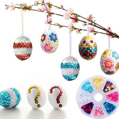 Easter DIY 8-color Sequined Eg G Handmade Toy Decoration Eg G Ornament