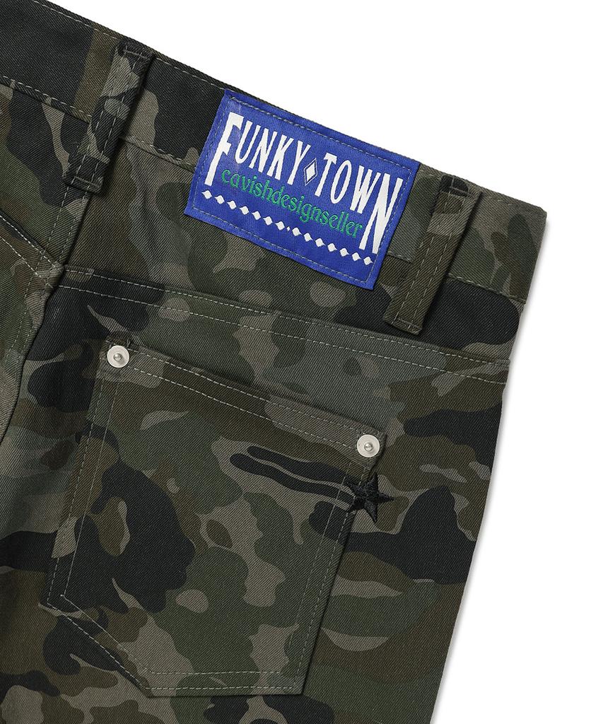 CAVISH W Woodland Biker Shorts Camo(Cv2Dmupa14A)