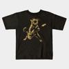 Boys Girls Soft Cotton Graphic Tees Cat Breathable Daily School Wear Kids T-Shirts