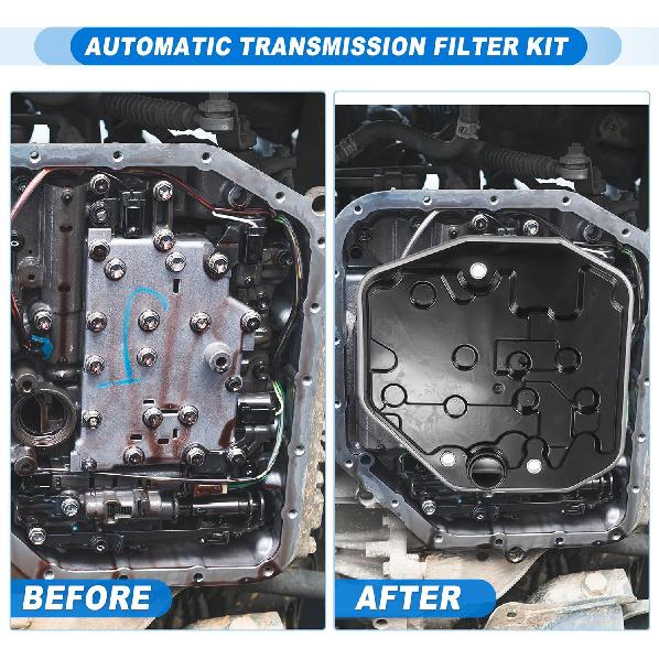 ACROPIX Automatic Transmission Filter Oil Pan Fit for Toyota RAV4 2005-2012 No.353300W040/353300W090 - Pack of 1