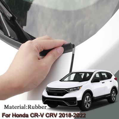 Tira de sellado de capó de goma para coche, relleno de alerón parabrisas, protección de borde, burlete, accesorios adhesivos para Honda CRV CR-V 2018-2023