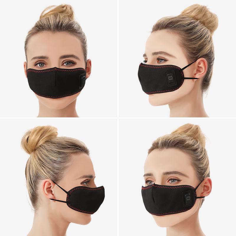Electric Heating Nose Pad Winter Nose Warmer 3 Temperature Settings Hot Compress Nose Cover for Stuffy Nose/Allergic Rhinitis