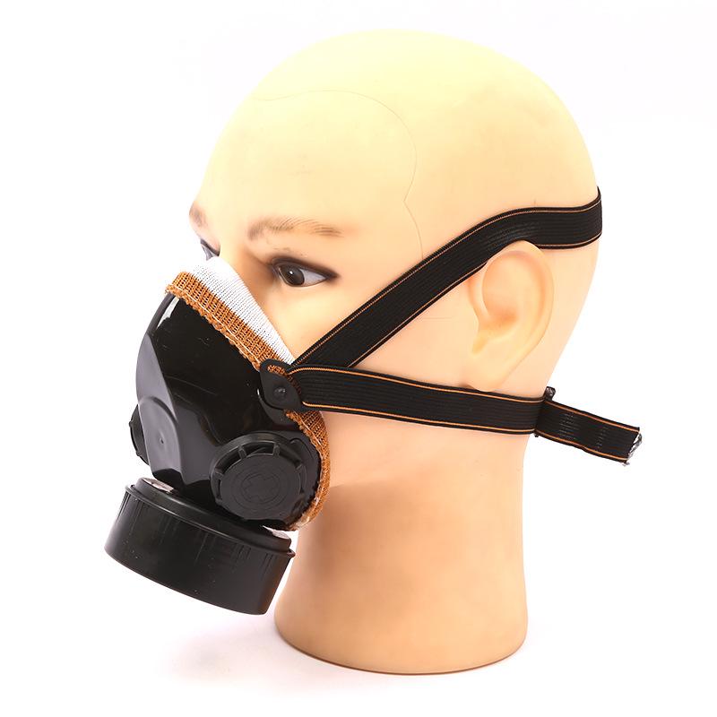 Activated Carbon Dust & Gas Mask with Goggles for Pesticide, Formaldehyde, and Spray Paint Protection