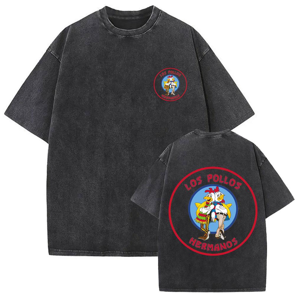 Heisenberg TV Breaking Bad Stay Out of My Territory Vintage Washed T Shirt Better Call Saul Graphic Tshirt Men Cotton Tshirts
