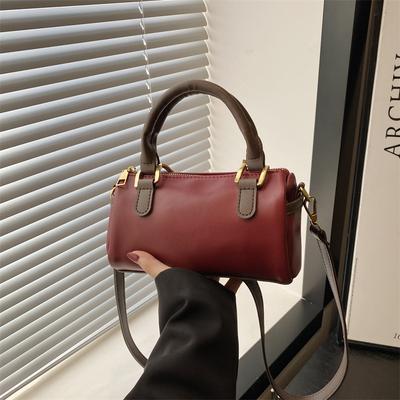 Fashion Sense Niche Design Cute Girl Handbag Bag 2025 Autumn New Boston Bag Shoulder Messenger Bag