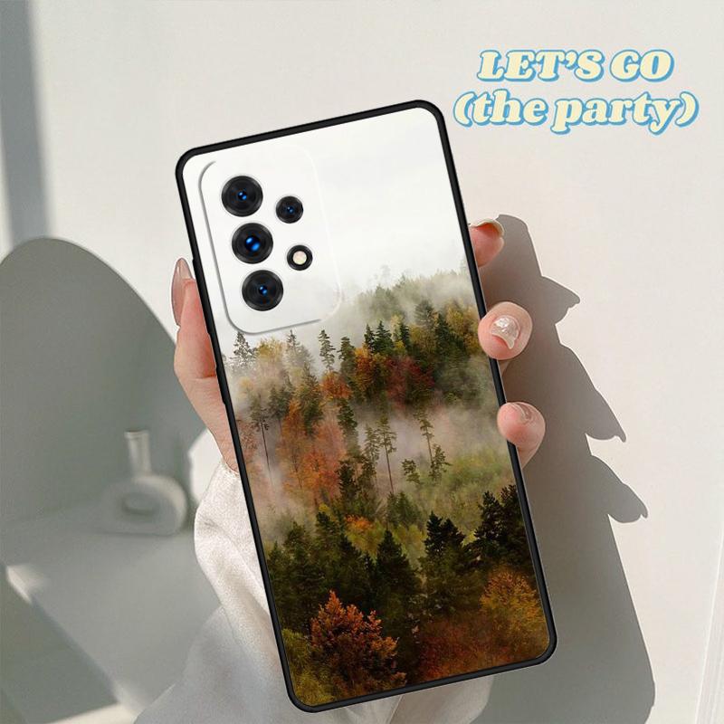 Beautiful Nature Forest Tree Case For Samsung Galaxy A42 A31 A40 A51 A71 A32 A80 A91 A52 A72 A73 A20e A50 A70 A11 A12 Cover