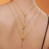 Qingfeng Year of the Snake Tassel Necklace – Chinese Zodiac Luxury Clavicle Chain for Women