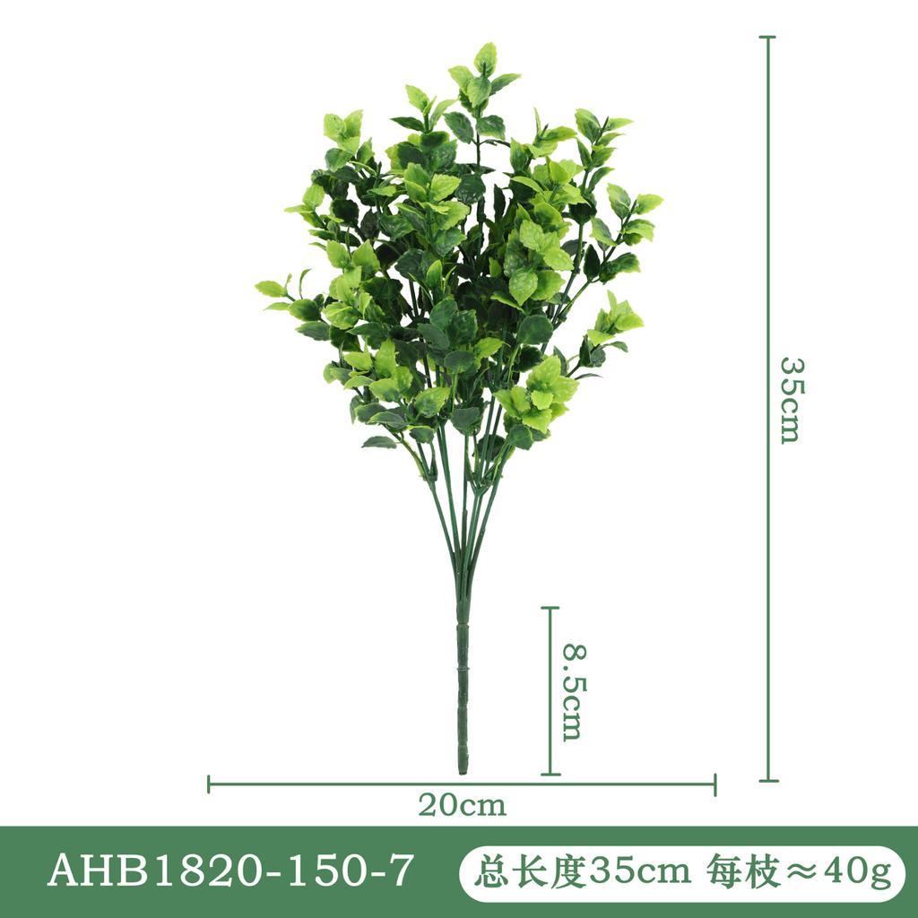 Artificial Eucalyptus Greenery Stem Plastic Faux Plant Decorative Arrangement for Home Office Event Tabletop Display